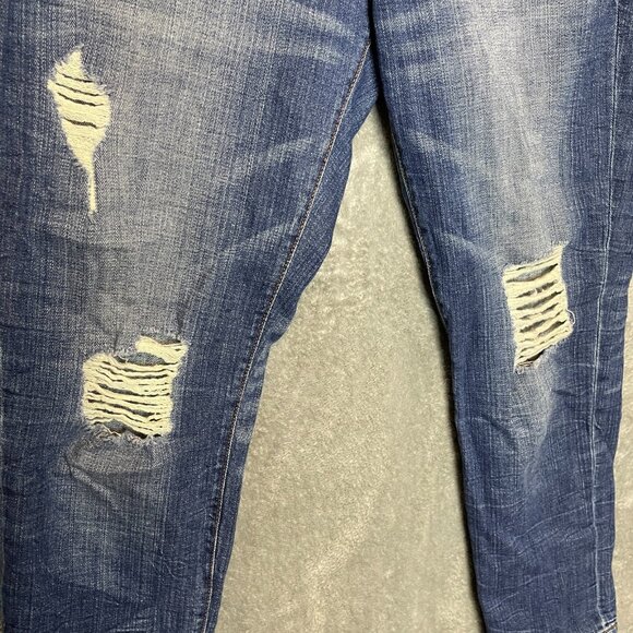 Banana Republic Women Classic Boyfriend Modern Distressed Low Rise Jeans Ava 8* - Picture 4 of 14